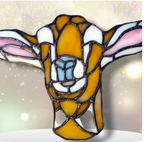Stained Glass Goat