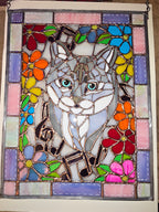 Custom Made Stained Glass Panel