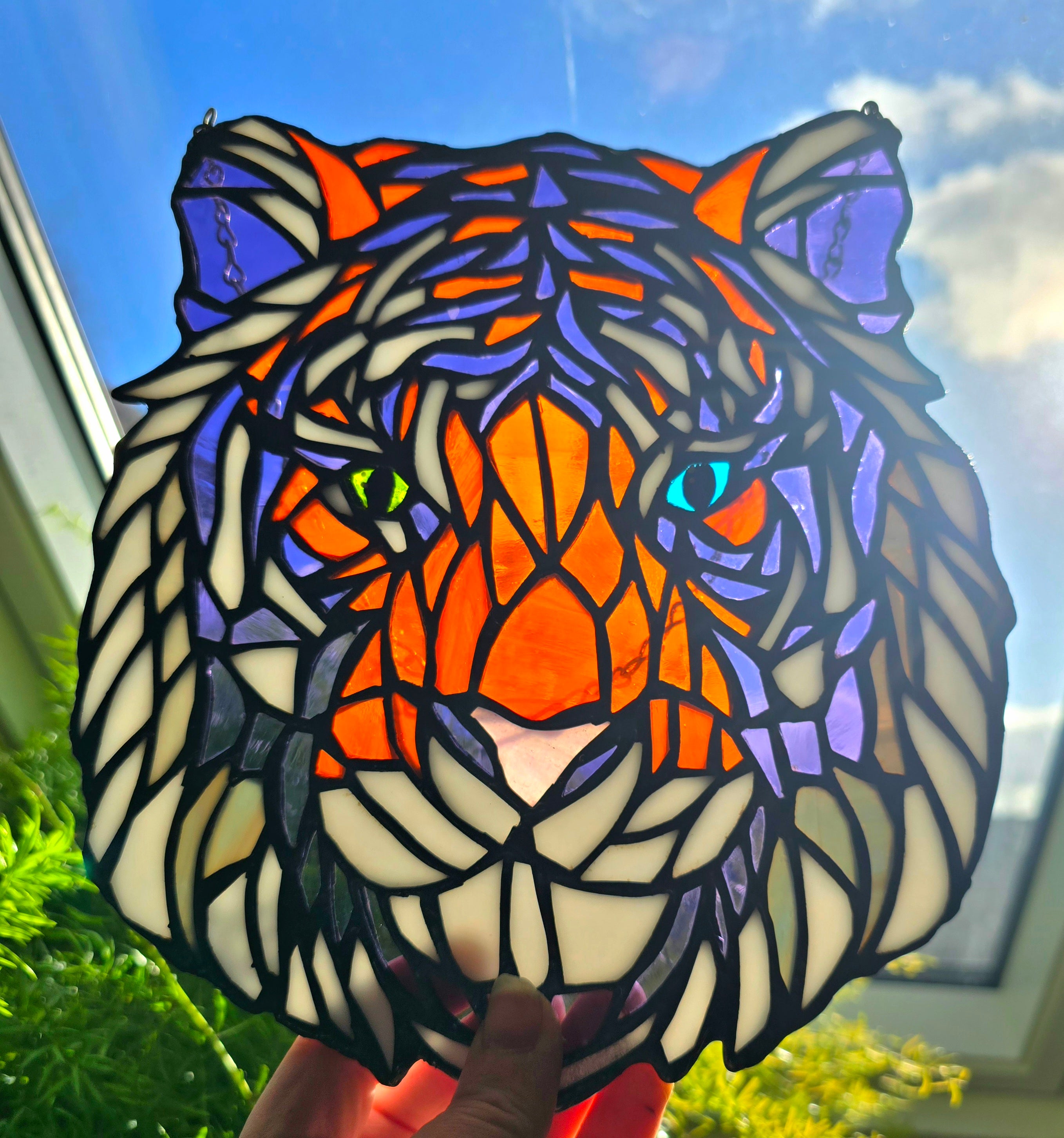 Stained Glass Tiger