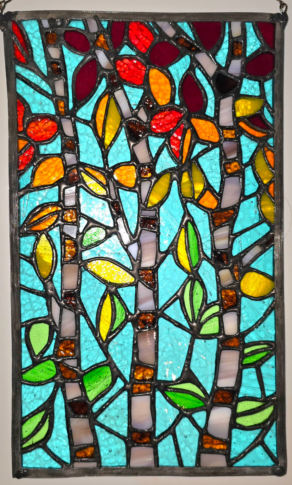 Birch Trees Blue
