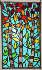 Birch Trees Blue