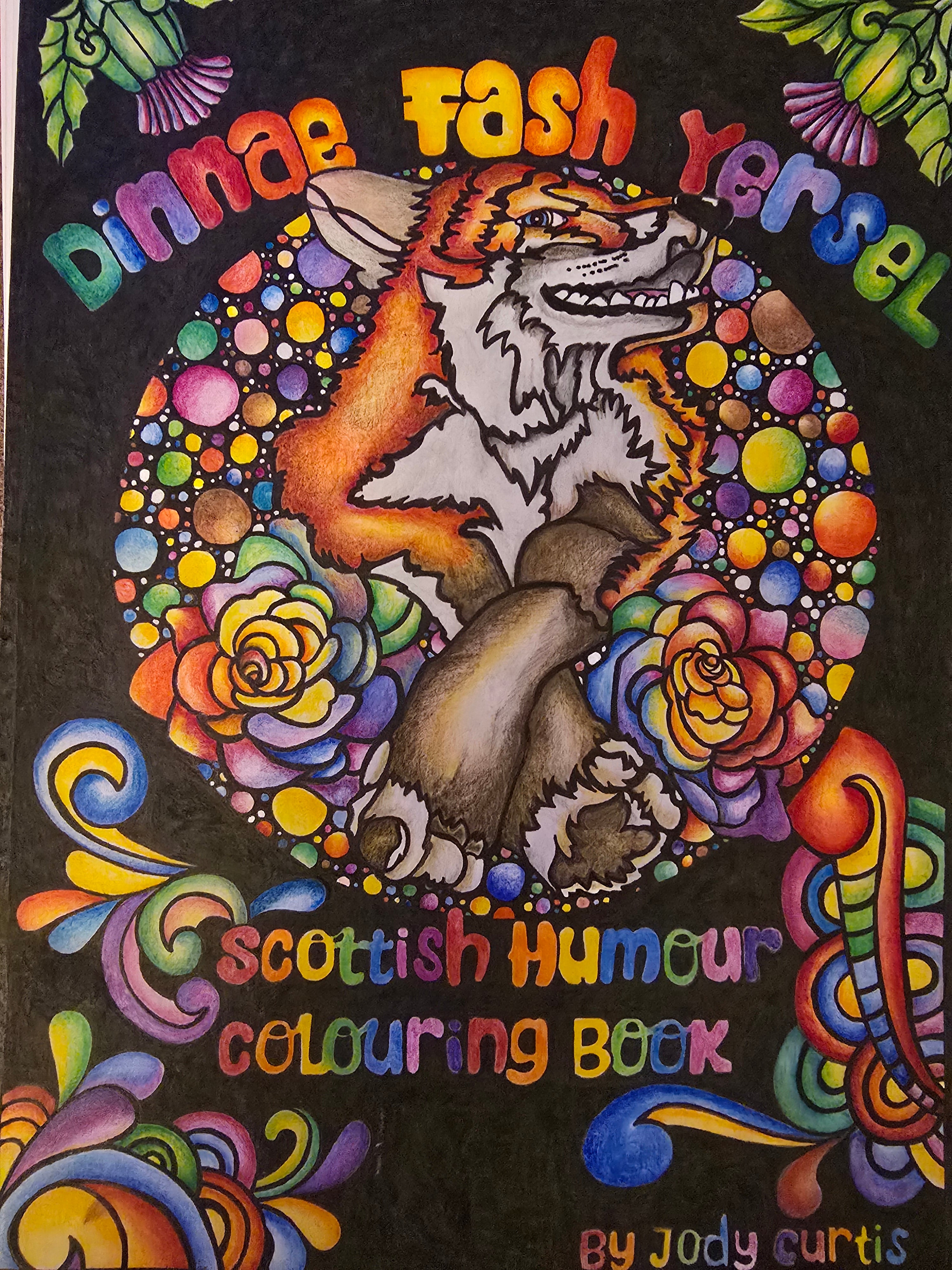 Scottish Humour Colouring Book