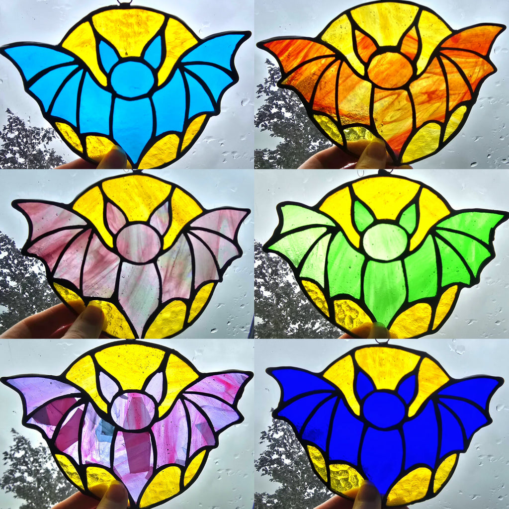 Stained glass Bats