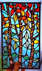 Birch Trees Blue