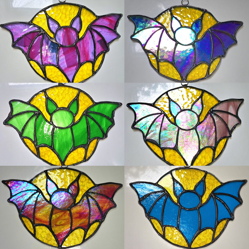 Stained glass Bats