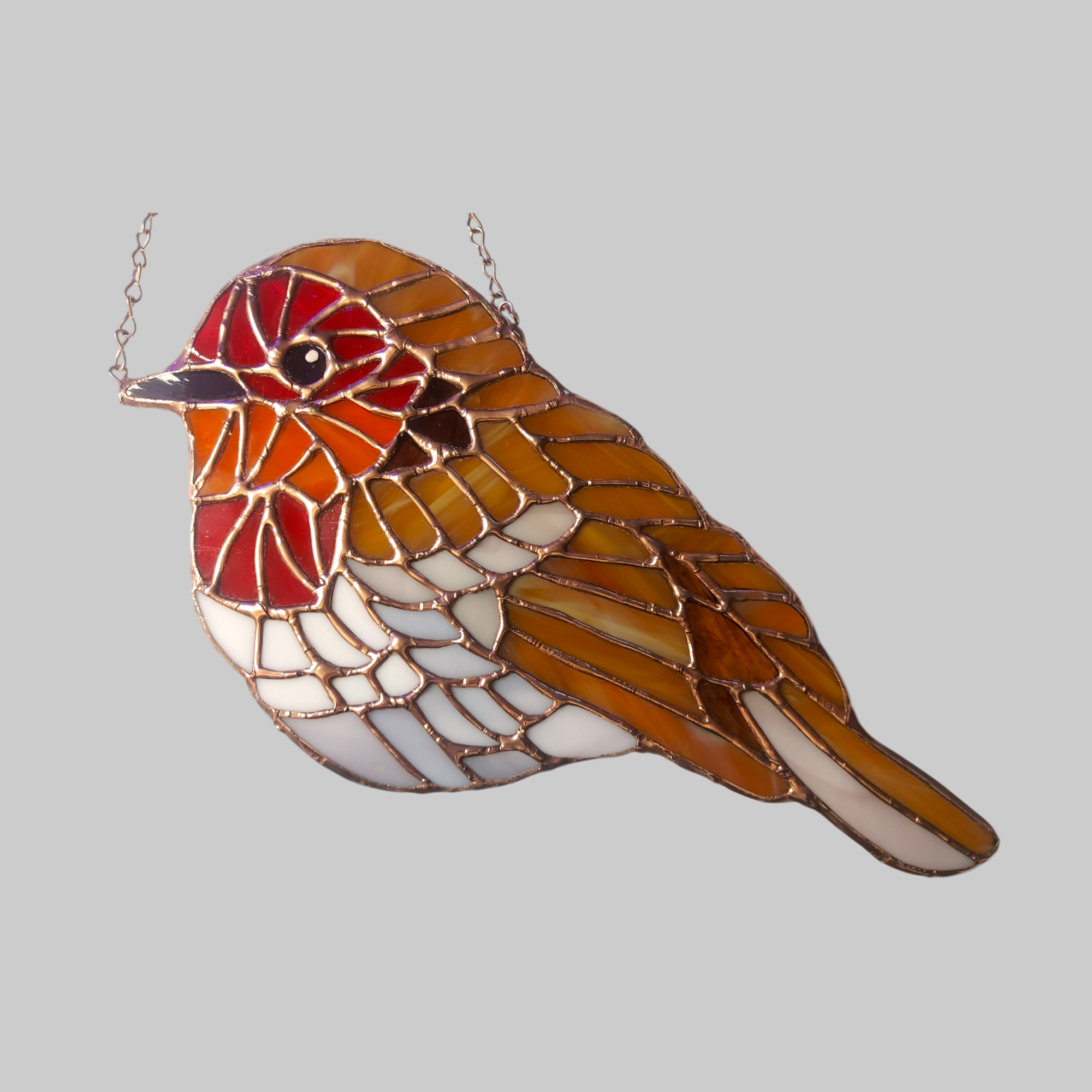 Stained glass bird 